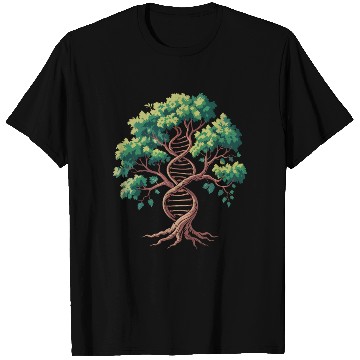 Discover Tree of Life with DNA Spiral T Shirts