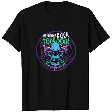 Discover Psychedelic Rock Skull Design T Shirts