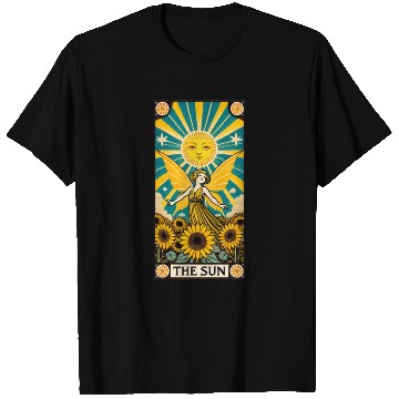 Discover Sun Fairy Tarot Card Design T Shirts