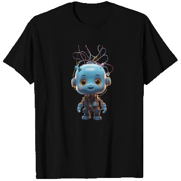 Discover Futuristic Robot Boy T Shirts Design