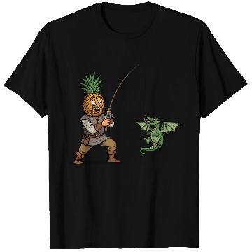 Discover Tropical Fishing Adventure Illustration T Shirts