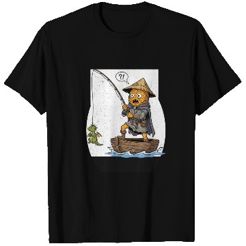 Discover Whimsical Pineapple Fisherman T Shirts