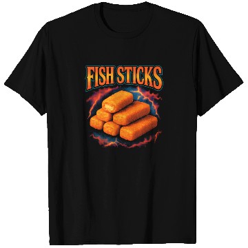 Discover Fish Sticks Favorite Food Weird 90s Fish Sticks T Shirts