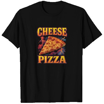 Discover Cheese Pizza Favorite Food Weird 90s Cheese Pizza T Shirts