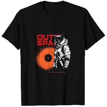 Discover Space Cat Astronaut Adventure T Shirts