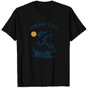 Discover Yeehaw_Yall Capybara & Mouse T Shirts
