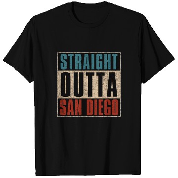 Discover Straight Outta San Diego California CA T Shirts