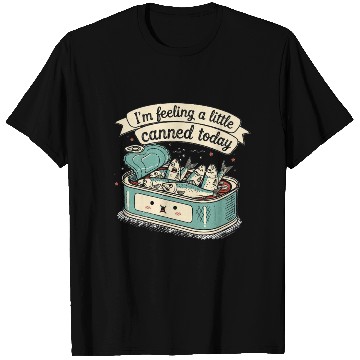 Discover Whimsical Canned Fish Humor Design T Shirts