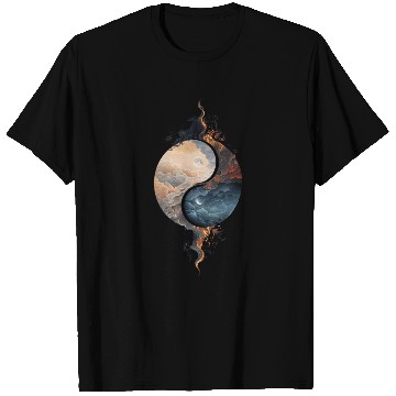 Discover Yin Yang Celestial Balance Design T Shirts