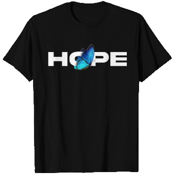 Discover Hope Butterfly Inspirational Design T Shirts