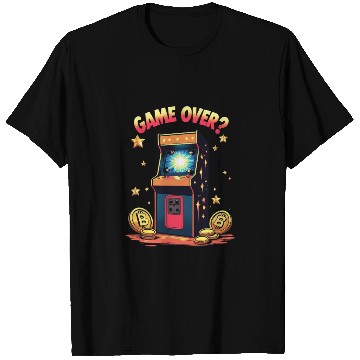 Discover Retro Arcade Game Over Illustration T Shirts