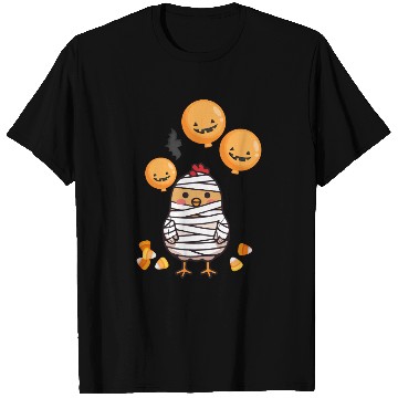 Discover Festive Chick in Mummy Costume T Shirts