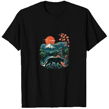 Discover Serene Japanese Landscape with Mount Fuji T Shirts