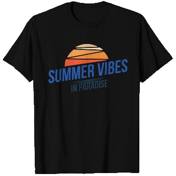 Discover Summer Vibes in Paradise Design T Shirts