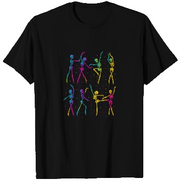 Discover Funny Spooky Skeleton Ballet Poses Halloween T Shirts