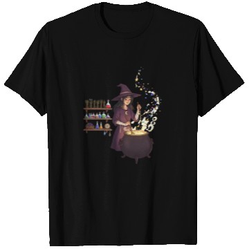 Discover Enchanted Witch Potion Craft Design T Shirts