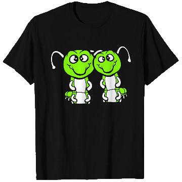 Discover 2 caterpillars sweet two friends loving couple fun T Shirts
