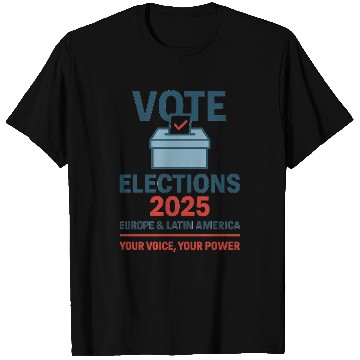 Discover Vote 2025 Election Campaign Design T Shirts