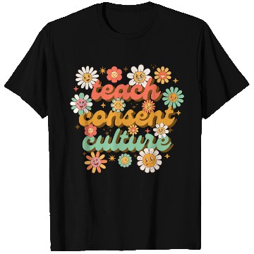 Discover Teach consent culture T Shirts