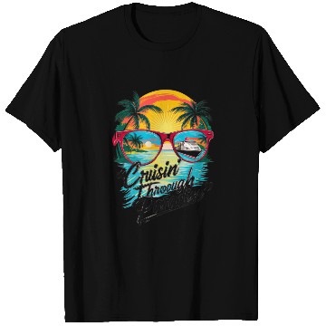 Discover Cruisin’ Through Paradise: Tropical Escape Vibe T Shirts