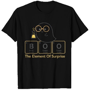Discover BOO - The Element of Surprise Cute Ghost Chemistr T Shirts