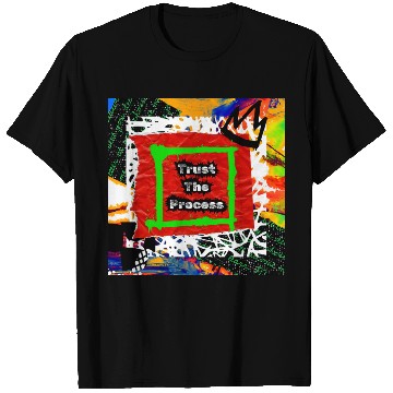Discover Trust The Process Graffiti Style | Green Version T Shirts