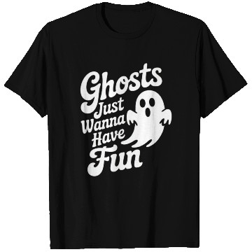 Discover Whimsical Ghost Funny Quote Design T Shirts