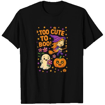Discover Whimsical Halloween Witch and Ghost T Shirts