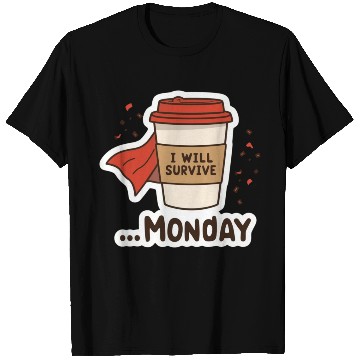 Discover Superhero Coffee Survival Design T Shirts