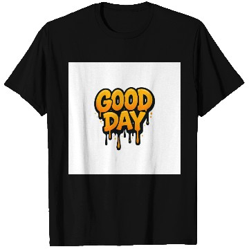Discover Graffiti Style Good Day Text Design T Shirts
