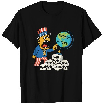 Discover Angry Uncle America Confronts Global Enemies T Shirts