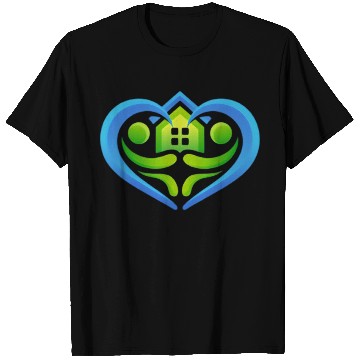 Discover Creative Heart Home Embrace Design T Shirts
