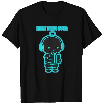 Discover Best Mom Ever Neon Glow Design T Shirts