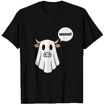 Discover Funny Ghost Cow T Shirts