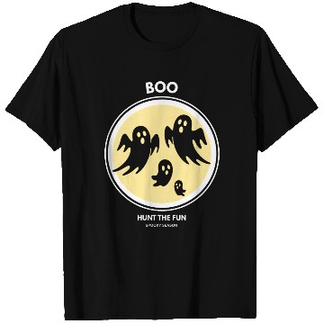 Discover Boo Ghost Halloween Spooky Season T Shirts