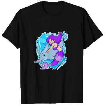 Discover Dolphin with Mermaid T Shirts