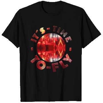 Discover Neon Dance Floor Reflection Design Its Time to fly T Shirts
