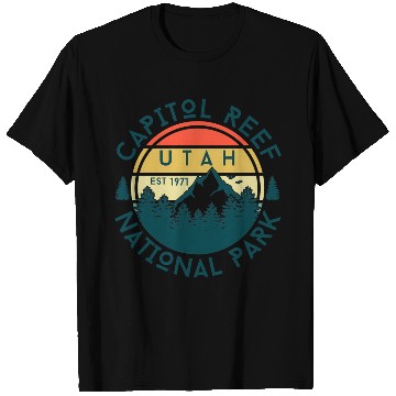 Discover Capitol Reef National Park Utah Nature Hiking T Shirts