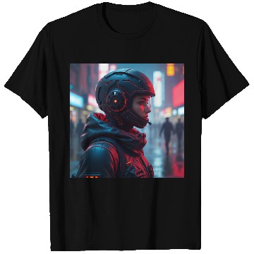 Discover Futuristic Cyberpunk Nightscape T Shirts