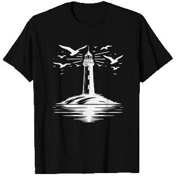 Discover Lighthouse Tattoo Coastal Light For Coastguards T Shirts