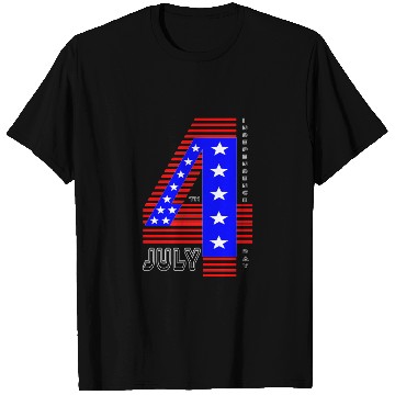 Discover July 4th Stars and Stripes Independence Design T Shirts
