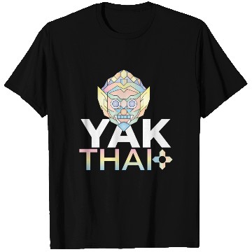 Discover Colorful Geometric Thai Hanuman Illustration T Shirts