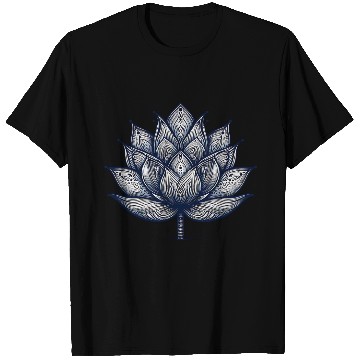 Discover Intricate Mandala Lotus Design T Shirts