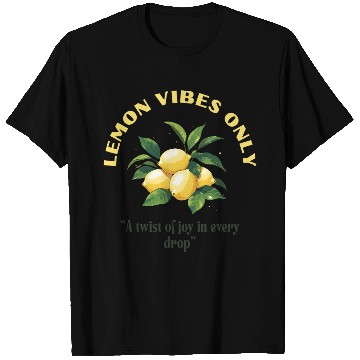 Discover Lemon Vibes Only T Shirts