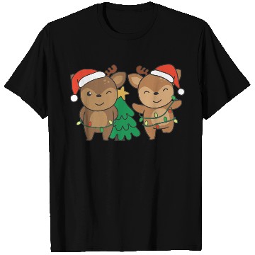 Discover Deer Christmas Winter Animals Deer T Shirts