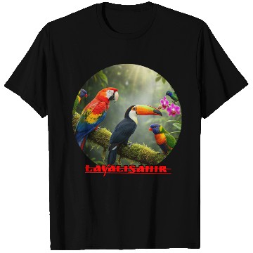 Discover Vibrant Tropical Bird Collection Design T Shirts