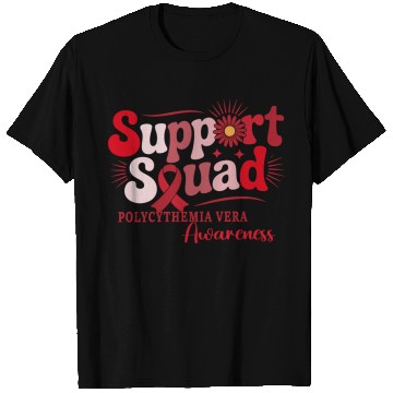 Discover Polycythemia Vera Support Squad Design T Shirts