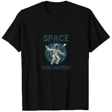 Discover Space Exploration Astronaut Design T Shirts