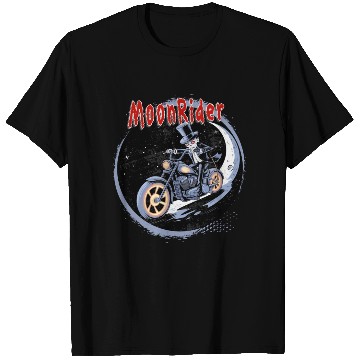 Discover Moonrider Skeleton on Motorcycle T Shirts