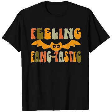 Discover Feeling Fang-Tastic Funny Halloween Bat T Shirts